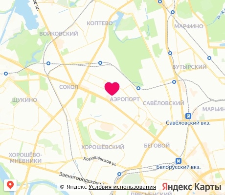 На карте