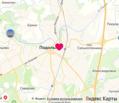 На карте