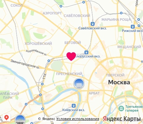 На карте