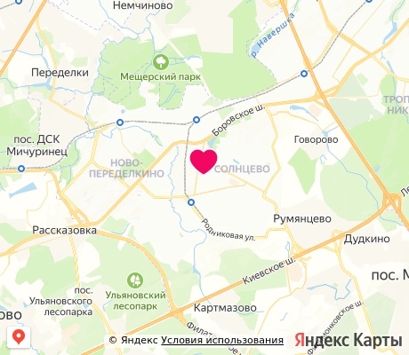 На карте