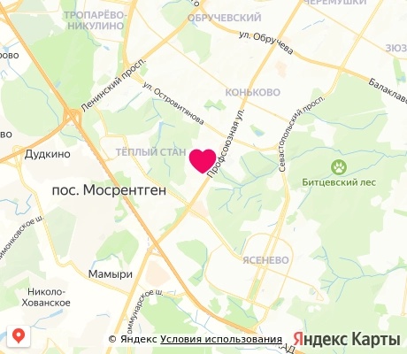 На карте