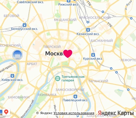 На карте