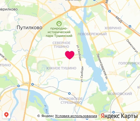 На карте