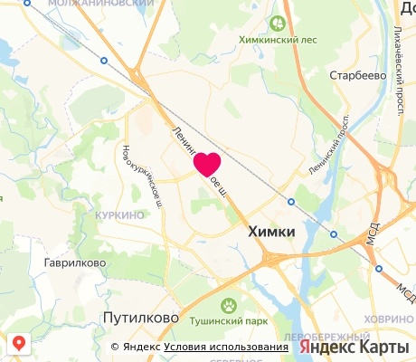 На карте