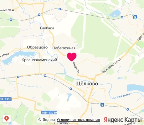 На карте