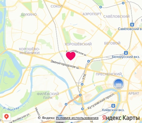 На карте