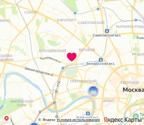 На карте