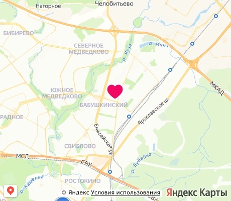 На карте