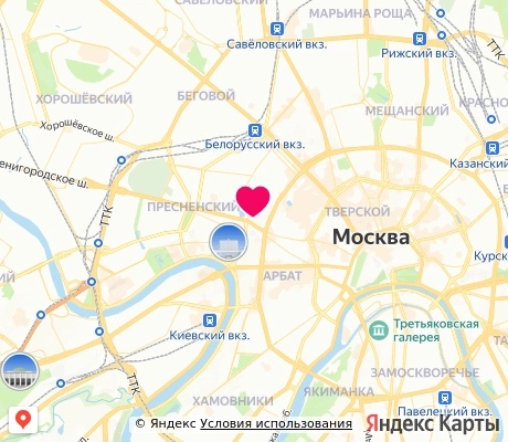 На карте