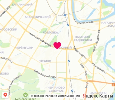 На карте