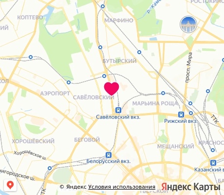 На карте