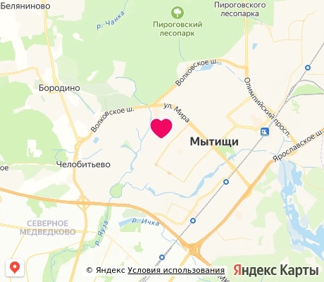 На карте