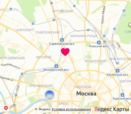На карте