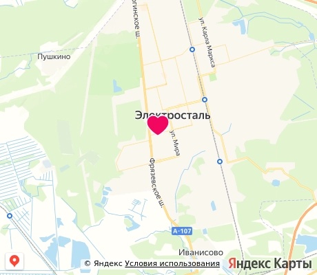 На карте
