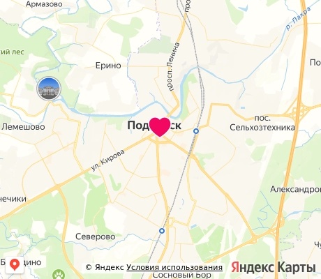 На карте