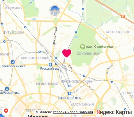 На карте