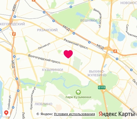 На карте