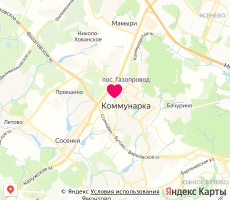 На карте
