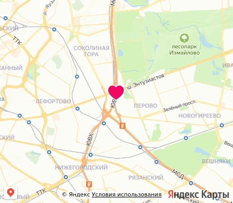 На карте
