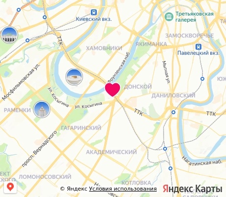 На карте