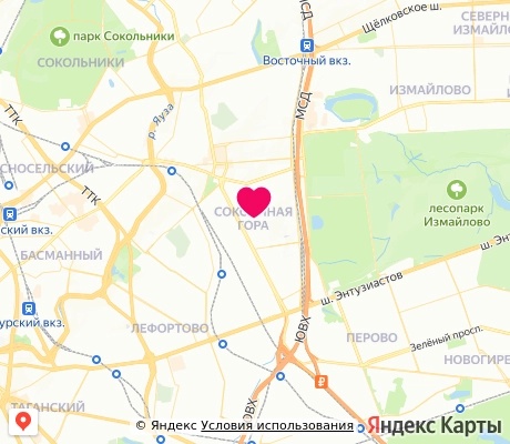 На карте