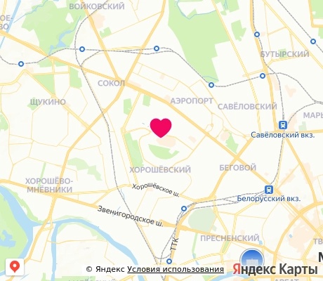 На карте