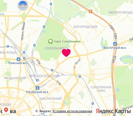 На карте