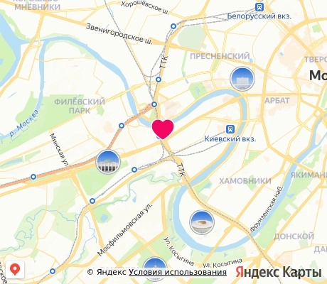 На карте
