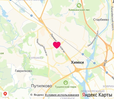 На карте