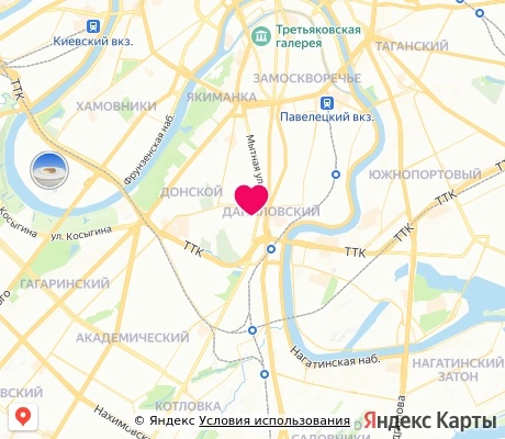 На карте