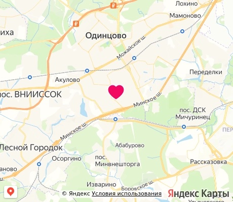 На карте