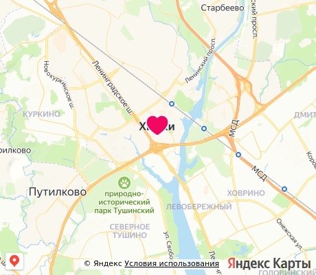 На карте