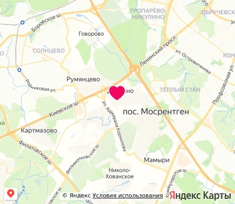 На карте