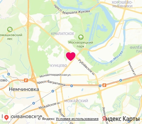 На карте