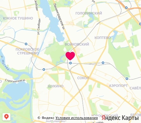 На карте