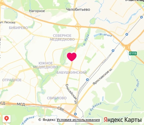 На карте