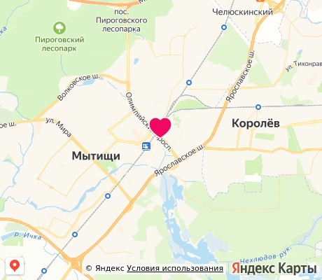 На карте