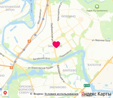 На карте