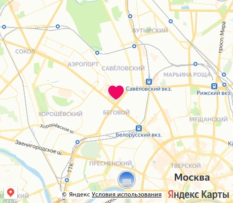 На карте