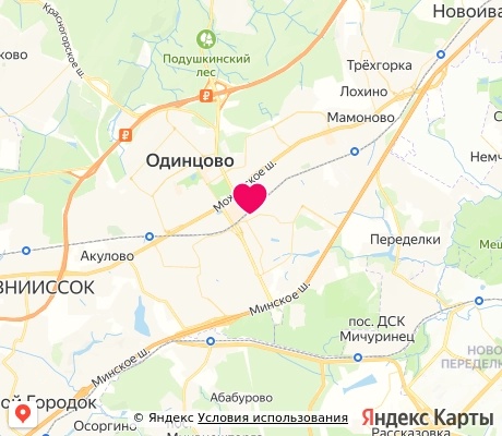 На карте