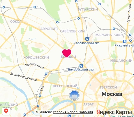 На карте