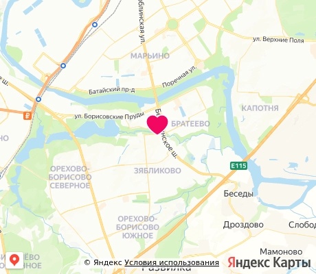 На карте