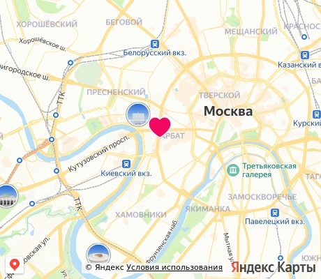 На карте