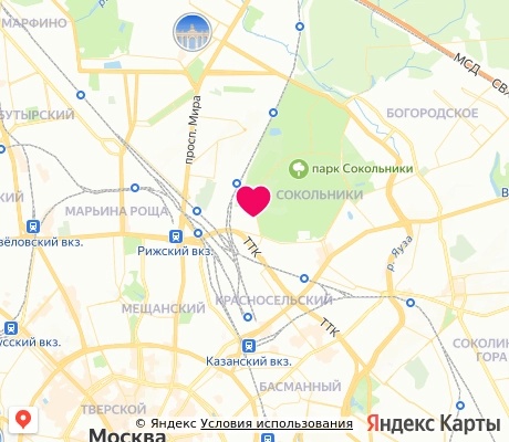 На карте