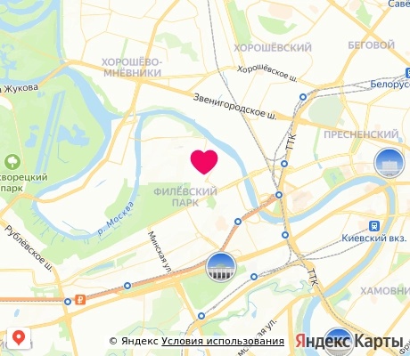 На карте