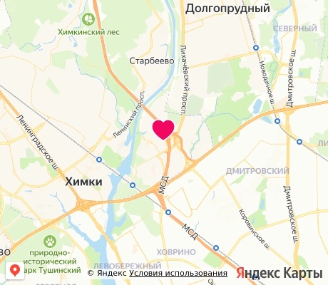 На карте