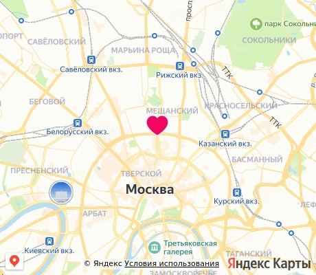 На карте