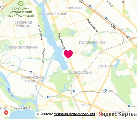 На карте