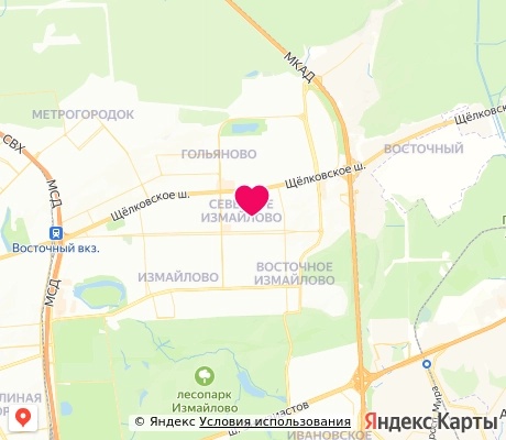 На карте