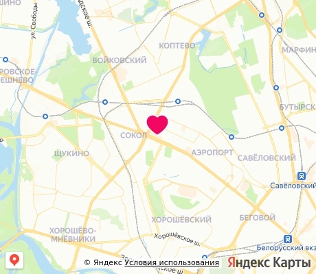 На карте